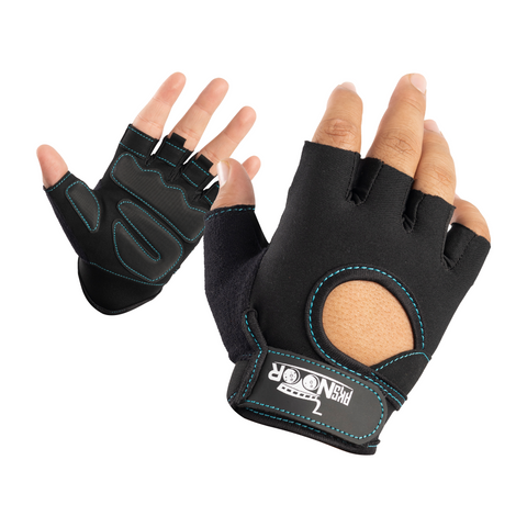 AKS Noor Premium Handmade Cycling Gloves - Gel Padded, Half Finger, Breathable Palm Amara, Non-Slip Grip | Unisex Workout & Bike Gloves Sports Cycling Gloves