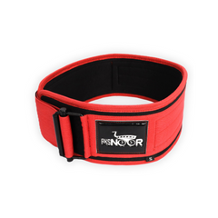 AKS Noor Quick Locking Weightlifting Belt for Bodybuilding, Powerlifting, Cross Training for Men and Women - Deadlift Training Belt