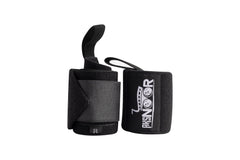 AKSNOOR Weightlifting Wrist Wraps | Heavy Duty Gym Straps with Thumb Loops for Powerlifting Strength Training and Bodybuilding (pair)
