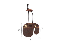 AKSNOOR full-grain leather archery finger tab dimensions
