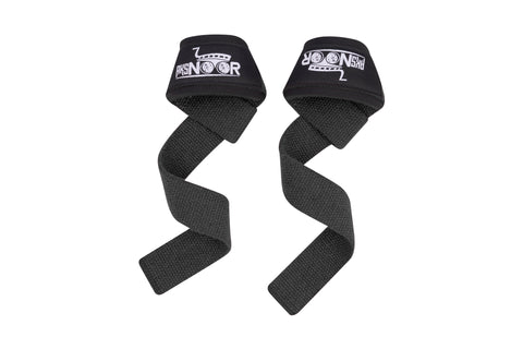 AKSNoor Lifting Wrist Straps for Weightlifting, Bodybuilding, Powerlifting, Strength Training & Deadlifts - Padded Neoprene 22 inch Length for Men & Women (pair)